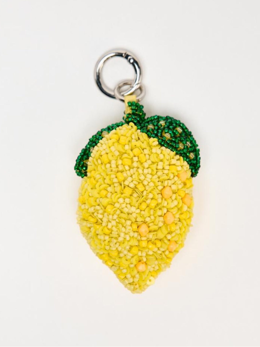 Zara Beaded Lemon Fruit Bag Charm